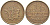 Франция 10 франков 1974 тип Матье KM 940, Le Franc 365.3-4 никель латунь 110-1031