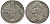Великобритания 1 шиллинг 1758 Георг II (1727-1760) KM 583.3, Spink 3704 серебро 1518-223