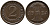 ГЕРМАНИЯ 2 РЕНТЕНПФЕННИГА 1924 А KM 31, J.307 бронза 96-613