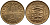 Гернси 1/2 пенни 1971 Елизавета II (1952-2022), герб KM 20 бронза UNC 53-221
