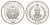 Тонга 1 паанга 1996 60-летие Короля, тираж 5.000 экземпляров KM 170 серебро PROOF 1091-10-12