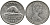 Канада 5 центов 1989 Елизавета II (1952-2022), бобер KM 60.1 никель 4543-636