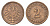 Германия 2 пфеннига 1876 A, Вильгельм I (1871-1888) KM 2, J. 2 бронза 4632-364