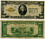 США 20 долларов 1928 J, золотой сертификат Pick 401 бумага 000-00-00