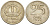 Швеция 25 эре 1944 G, Густав V (1907-1950) KM 816 серебро 116-1133