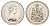 Канада 50 центов 1977 Елизавета II (1952-2022), герб KM 75 никель PROOF-LIKE (BU) 4631-952