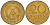 ГДР 20 пфеннигов 1984 A KM 11 латунь 4573-1115