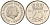Нидерланды 25 центов 1977 Юлиана (1948-1980) KM 183 никель 4124-134