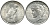 США 1 доллар 1922 доллар мира KM 150 серебро aUNC 272-1442