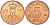 ДАНИЯ 5 ЭРЕ 1974 S; B, МАРГРЕТЕ II (1972-) KM 859,1 железо плакированное медью 201-1162