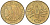 Сан-Марино 20 лир 1974 рак KM 34 алюминиевая бронза UNC 4571-826