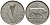 Ирландия 1 шиллинг 1954 бык KM 14a медно-никель 4171-227