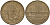 Франция 10 франков 1976 тип Матье KM 940, Le Franc 365.7-8 никель латунь 4116-1137