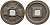 ЯПОНИЯ 1 МОН 1636-1654 ШИН КАНЕЙ ЦУХО KM С# 1.1 бронза 4511-737