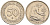 ФРГ 50 пфеннигов 1989 G, посади свое дерево КМ 109.2, J. 384a медно-никель 4573-136