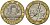 Франция 10 франков 1990 тип Гений Бастилии KM 964.1, Le Frank 375.5 биметалл 4135-543