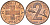Швейцария 2 раппена 1963 В KM 47 бронза 4584-152