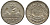 Гватемала 1/4 реала 1896 5 звезд, Испанское правление KM 162 серебро 116-827