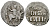 ВЕЛИКОЕ КНЯЖЕСТВО МОСКОВСКОЕ ДЕНГА 1535 - 1547 ИВАН IV ВАСИЛЬЕВИЧ, МОСКОВСКИЙ МОНЕТНЫЙ ДВОР, 0,36 ГР ГиК №48 серебро 262-1126