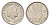 Нидерланды 25 центов 1951 Юлиана (1948-1980) KM 183 никель 4658-754