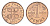 Финляндия 1 пенни 1968 KM 44 медь UNC 4669-366