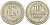 Болгария 10 стотинок 1888 князь Фердинанд I (1887-1908) KM 10 медно-никель 214-731