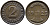 ГЕРМАНИЯ 2 РЕЙХСПФЕННИГА 1925 F KM 38, J. 314 бронза 4387-1142