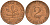 ФРГ 2 пфеннига 1980 J J.381a, KM 106a сталь плакированная медью    4598-855