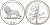 Конго 10 франков 2000 олимпийские дисциплины, гимнастика KM 53 серебро PROOF 04-319-22