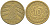 ГЕРМАНИЯ 10 РЕНTЕНПФЕННИГОВ 1924 A KM 33, J. 309, Weege 8 алюминиевая бронза 210-324