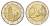 Литва 2 евро 2017 Вильнюс KM 228 биметалл UNC 4642-516