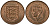Джерси 1/24 шиллинга 1947 Георг VI (1936-1952) KM 18 бронза UNC 4393-1214