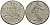 Франция 1/2 франка 1977 сеятель KM 931 никель 4135-715