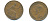 Великобритания 1 пенни 1944 Георг VI (1936-1952) KM 845, Spink 4114 бронза 89-212