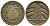 ГЕРМАНИЯ 5 РЕНТЕНПФЕННИГОВ 1924 F KM 32, J. 308 алюминиевая бронза 39-519