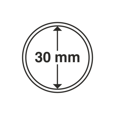 Капсулы круглые – 30 мм, упаковка 10 шт. 100030