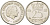 Нидерланды 25 центов 1951 Юлиана (1949-1980) KM 183 никель 214-919