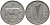 ИРЛАНДИЯ 1 ШИЛЛИНГ 1959 БЫК KM 14а медно-никель 89-532