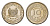 Суринам 10 центов 2004 тираж 4000 экземпляров KM 13a медно-никель BU 4649-1015