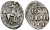 ВЕЛИКОЕ КНЯЖЕСТВО МОСКОВСКОЕ ДЕНГА 1535-1547 ИВАН IV ВАСИЛЬЕВИЧ, МОСКОВСКИЙ МОНЕТНЫЙ ДВОР, 0,33 ГР ГиК №43 серебро 262-718