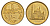 Египет 10 пиастров 1992 KM 732 латунь UNC 4673-556