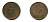 Великобритания 1 пенни 1971 Елизавета II (1952-2022) KM 915, Spink 4237 (B1) бронза 4110-717