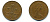 Великобритания 2 пенса 1971 Елизавета II (1952-2022) КМ 916, Spink 4235 (C1) бронза 4110-536