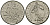Франция 1/2 франка 1987 сеятель KM 931 никель 4135-733
