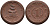 Саксония 1 марка 1921 парусник J. N 55 фарфор 1094-4-75