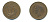 Великобритания 1/2 пенни 1944 Георг VI (1936-1952) KM 844, Spink 4115 бронза 59-1031