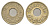 Германия парковочный жетон designa ND медно-никель 4636-969