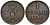 Ганновер 1 пфенниг 1849 B, Эрнст Август (1837-1851) KM 201.1, AKS 129, J. 74 медь 4608-1031