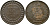 Тунис 10 сантимов 1892 AH 1309, Али III ибн аль-Хусейн KM 222 бронза 4179-216