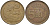 Румыния 5 лей 1922 пробная / проба KM PN 195 латунь 00-000-00